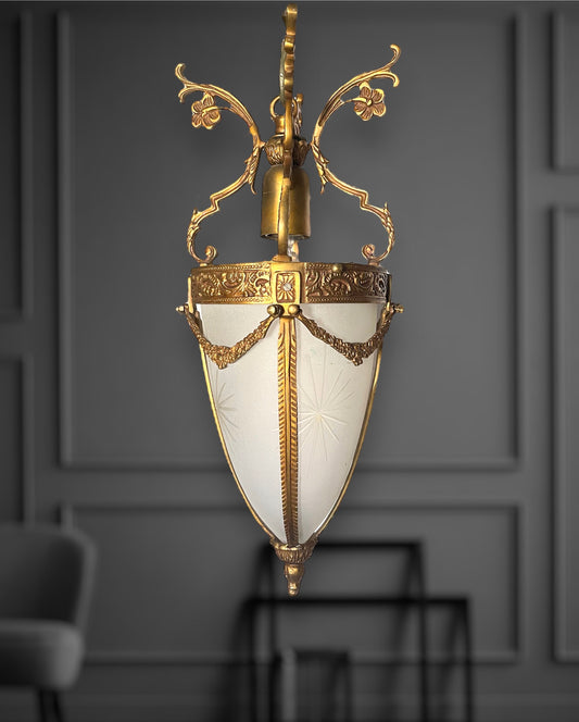 Antique Bulgarian Brass lantern