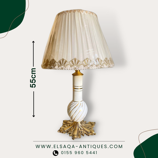 porcelain and brass Table lamp
