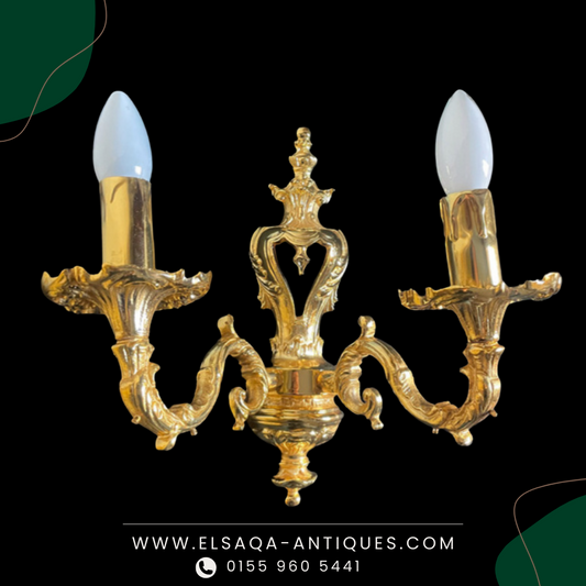 Versailles wall Appliqué-bulbs-21k Gold Plated